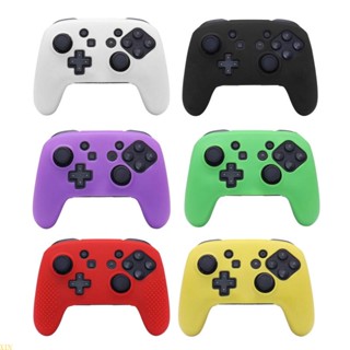 Xin ซิลิโคนอ่อนนุ่ม สําหรับเคส สําหรับ Switch Pro Controller ป้องกันผิว เกมแพด ยาง ผิวนิ้วหัวแม่มือ ฝาครอบจอยสติ๊ก