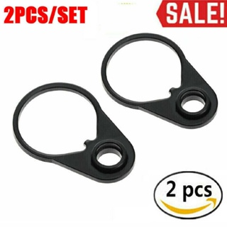 2pcs Buckle Strap Ring Quick Detach Ambidextrous Steel End Plate Sling Adapter