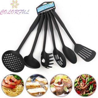 【COLORFUL】Kitchen Utensils Cookware Non Stick Baking Nylon Cooking Tools Spatula