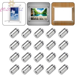 【COLORFUL】Advertising Nail Bolts Mount Fixings Round Head Stainless Steel Standoffs