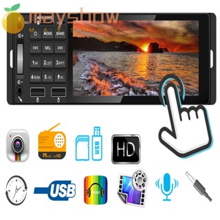 Mayshow เครื่องเล่น MP5 ในรถยนต์อุปกรณ์เสริมกล้องมองหลังโทรศัพท์เชื่อมต่อหัวเครื่องเสียงในรถยนต์