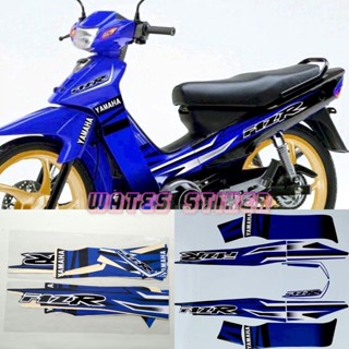 สติกเกอร์รูปลอก ลาย yamaha Antem fiz r f1 zr คุณภาพมาตรฐาน สีฟ้า สีดํา สําหรับติดตกแต่ง