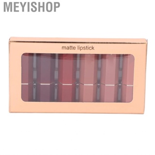 Meyishop Lipstick Gift Set  Six Colors Portable Practical Long Lasting Kit for Makeup Daily Use