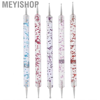 Meyishop 5pcs Nail Dotting Pen Home Salon DIY Art Tool Manicure