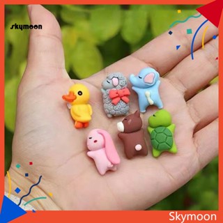 Skym* แดชบอร์ดเรซิ่น ลายการ์ตูนน่ารัก 30 ชิ้น อุปกรณ์เสริม สําหรับตกแต่งภายในรถยนต์