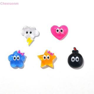 Cheesenm จี้รูปดาว 3D คละสี สําหรับตกแต่งเล็บ DIY 20 ชิ้น