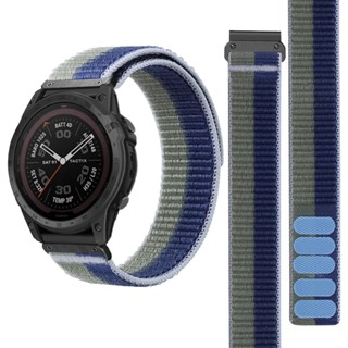 สายนาฬิกาข้อมือไนล่อน 26 มม. แบบเปลี่ยน สําหรับ Garmin Epix Pro 51 มม. 47 มม.