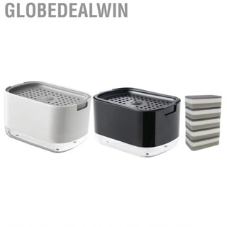 Globedealwin Soap Dispenser Box  Clean and Convenient Press for Countertop