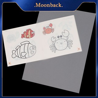 &lt;moonback&gt; กระดาษวาดภาพ แบบพกพา ไม่มีขอบขรุขระ สําหรับงานวิศวกรรม วาดภาพ 50 ชิ้น