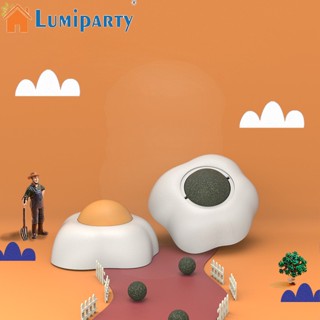 Lumiparty ลูกบอลไข่ลวก ธรรมชาติ สําหรับสัตว์เลี้ยง แมว