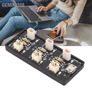  Gemini308 USB ถึง 3.8V 4.35V เครื่องชาร์จแบตเตอรี่ลิเธียม อินเตอร์เฟสพลังงานมาตรฐาน 6 ช่อง แบตเตอรี่ บอร์ดชาร์จ