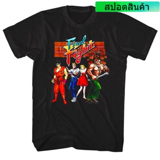 [S-5XL] เสื้อยืด พิมพ์ลายตัวละคร Final Fight 8Bit Guy Cody Hagger Gang สไตล์ญี่ปุ่น สําหรับผู้ชาย
