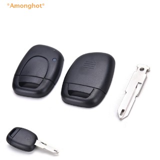 Amonghot&gt; เคสรีโมตกุญแจเปล่า 1 ปุ่ม สําหรับ RENAULT Twingo Clio Kangoo Master