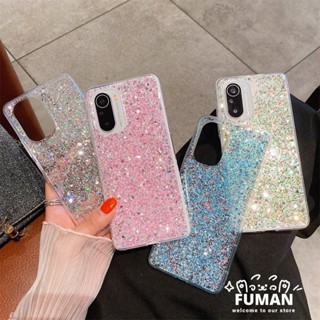 เคสโทรศัพท์มือถือแบบนิ่ม TPU แต่งกลิตเตอร์ ฟอยล์ระยิบระยับ หรูหรา สําหรับ Realme 9 8 8S 5G V13 Q3i Q3 V3 V15 C20 C20A C11 2021 Narzo 30 5G