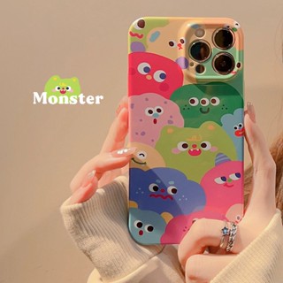 ฟิล์มเคส iPhone14 iPhone Case 13pro Little Monster 11 Hard 14pro max