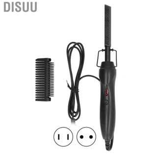 Disuu Hot Comb Electric  120‑240V Dual Voltage 60 Seconds Heating Straightening Comb  for Home for Travel for Hair Salon