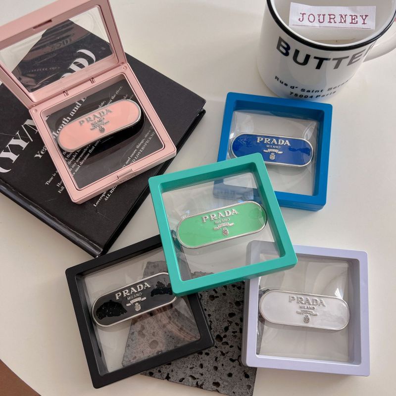 Letter P Hairpin Back Scoop พรีเมี่ยมหรูหราสาวคลิปด้านข้างยาว SpringClip