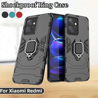 เคสโทรศัพท์มือถือ กันกระแทก พร้อมแหวนขาตั้ง สําหรับ Xiaomi Redmi Note12 4G Note 12 Not12 Pro 5G Xiomi Pocox5 Poko Poco X5 Pro 5G