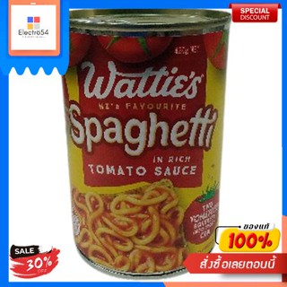 WATTIES SPAGHETTI IN TOMATO SAUCE 420G18 Watties 420 G