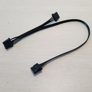 4pin IDE Molex 1 to 2 Y อะแดปเตอร์แปลงสายเคเบิ้ล Female to Female 18AWG