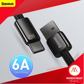 🔥ถูก/แท้🔥Baseus สายชาร์จ Huawei 100W TypeC รองรับ SuperCharge 6A QC3.0 Xiaomi CHARGE TURBO