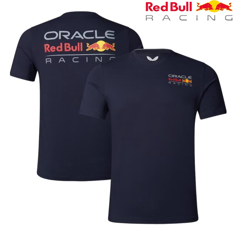 ใหม่ ชุดแข่งรถ F1 2023 + เสื้อยืดแขนสั้น ลายกระทิงแดง Oracle เหมาะกับฤดูร้อน สําหรับผู้ชาย และผู้หญิง