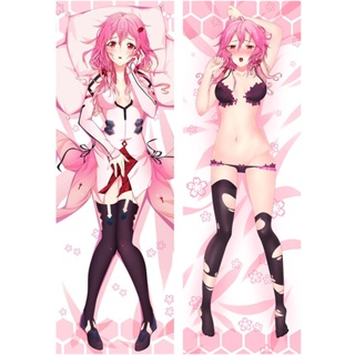 ปลอกหมอน ลายอนิเมะ Guilty Crown YUZURIHA INOR Dakimakura 3D สองด้าน สําหรับกอดร่างกาย