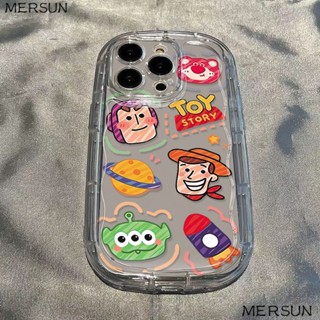 ✅เคสโทรศัพท์มือถือใส แบบนิ่ม ลาย Toy Story กันกระแทก สําหรับ Apple Iphone 1213promax 11 Xs 14 Xr 8p MNVI 7