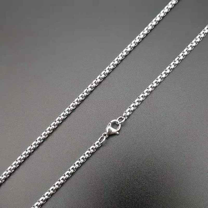 [Z H Jewelry] เครื่องประดับ วินเทจ ฮิปฮอป หกเหลี่ยม สิงโต จี้ ผู้ชายและผู้หญิง แฟชั่น สเตนเลส สร้อยคอ พังก์ ปาร์ตี้ ร็อค ไทเทเนียม เหล็ก เครื่องประดับ อุปกรณ์เสริม