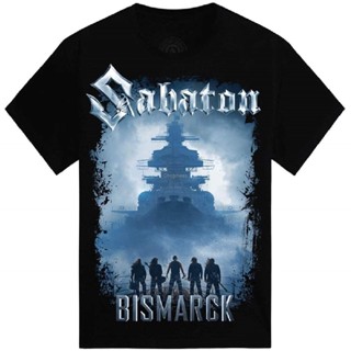 TOP CT【💘💘】เสื้อยืดพิมพ์ลายแฟชั่น เสื้อยืดแขนสั้นลําลอง พิมพ์ลาย Tokuda Bismarck one Year Anniversary Sabaton แฟชั่นฤดู