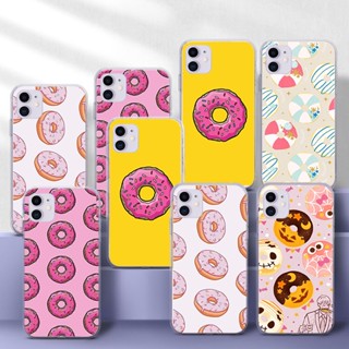 เคสโทรศัพท์มือถือแบบนิ่ม TPU ใส ลายโดนัท Y178 สําหรับ Samsung A01 EU A02 M02 A02S A03S A10 A10S A11 A12 A20 A30 A20S