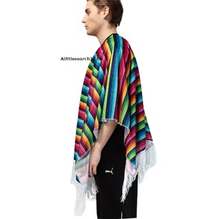 Alittlesearch11 เสื้อปอนโช Cinco de Mayo Mexican Fiesta Serape TH