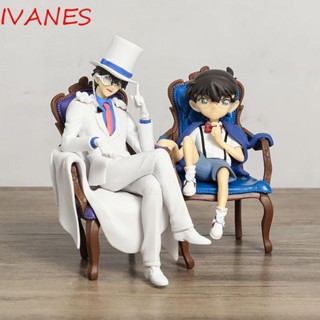 Ivanes ตุ๊กตาฟิกเกอร์ การ์ตูนยอดนักสืบโคนัน Edogawa Conan น่ารัก ของขวัญ สําหรับเด็ก