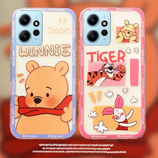 ใหม่ เคสโทรศัพท์มือถือแบบนิ่ม ใส กันกระแทก ลายการ์ตูนหมีน่ารัก แฟชั่น สําหรับ Xiaomi Redmi Note 12 12 Pro 12 Pro+ 5G 4G 2023 Note12 Note12Pro