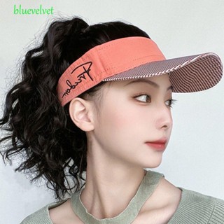 Bluevelvet หมวกเบสบอล วิกผมหางม้าสังเคราะห์ สีน้ําตาล สีดํา ใส่ง่าย เหมาะกับฤดูร้อน สําหรับผู้หญิง