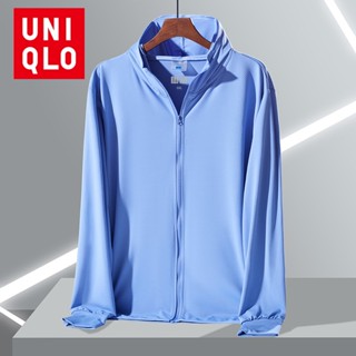 Uniqlo เสื้อแจ็กเก็ต เสื้อกันลม กันแดด ระบายอากาศ แฟชั่นฤดูร้อน สําหรับผู้ชาย