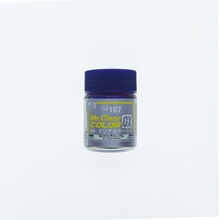 Mr.HOBBY GX107 MR.CLEAR COLOR GX CLEAR PURPLE (GLOSS, 18ml)