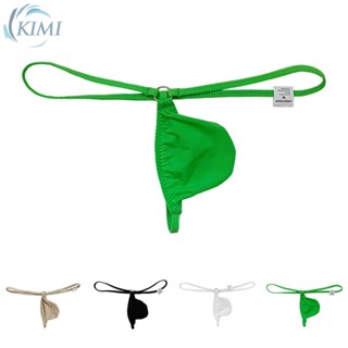 【 Big discount 】Men G -String Underwear Briefs/Sexy Low-Rise Bikini See Through Pouch-Thong