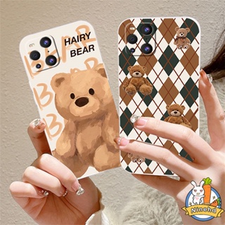 เคสโทรศัพท์มือถือซิลิโคน ขอบตรง กันกระแทก ลายการ์ตูนหมีขนฟู สําหรับ Infinix Hot 20s 20i 20 12 12i 11 10 9 Play Lite Note 10 Pro Smart 6 5 Pro