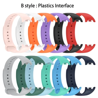 สร้อยข้อมือสําหรับ For Mi Band 10 9 8 สาย NFC อุปกรณ์เสริมกีฬายางซิลิโคน SmartWatch สายรัดข้อมือ pulseira correa for Xiaomi MiBand 10 9 8 สาย