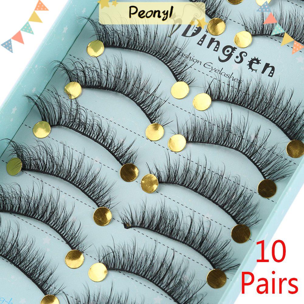 <ขายส่ง>Pdony ขนตาปลอม แฮนด์เมด ดูเป็นธรรมชาติ