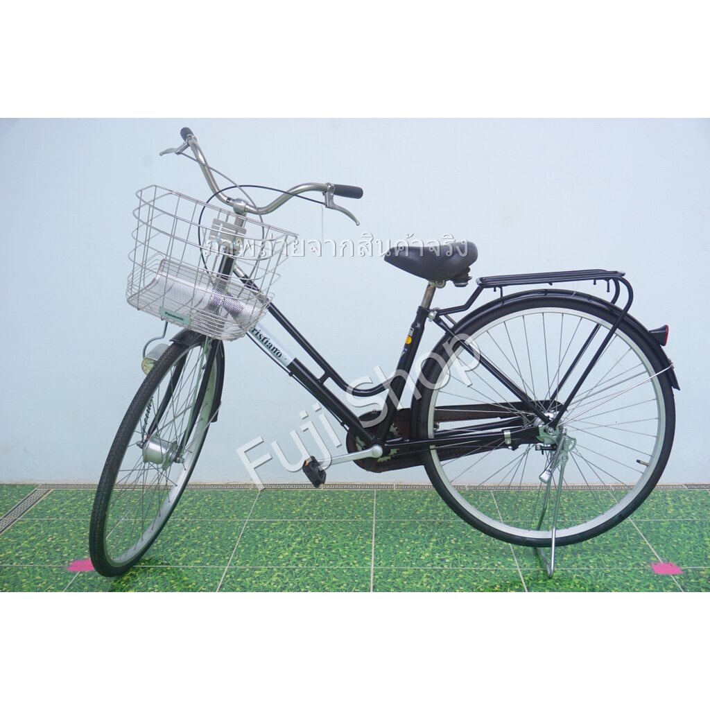 จักรยานแม่บ้านญี่ปุ่น - ล้อ 27 นิ้ว - ไม่มีเกียร์ - สีดำ [จักรยานมือสอง]