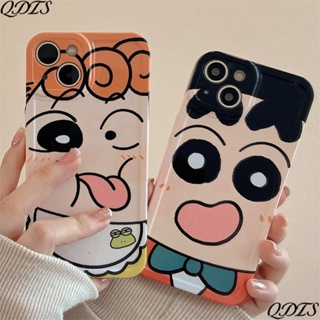 เคสโทรศัพท์มือถือแบบแข็ง ลายการ์ตูนชินจังตลก สําหรับ Iphone 11 13 14promax 7 8p 12 WQYJ