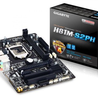 ใหม่ เมนบอร์ดอินเตอร์เฟซ Gigabyte H81M-S2PH 1150 PCI GL3L