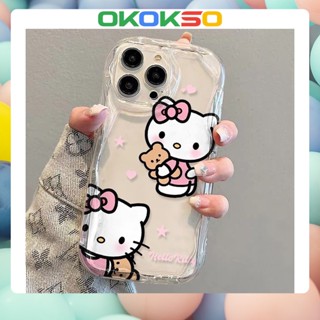 เคสมือถือ แบบนิ่ม ลายการ์ตูนคิตตี้ ขอบโค้ง กันกระแทก สําหรับ OPPO Reno9 Reno8 Reno7pro reno6 7z 8T 5 R17 A53 A9 2020 4Z 5G F11 A31 A3S A78 A77