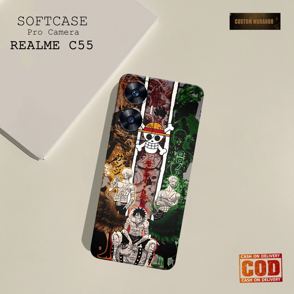 HP เคสโทรศัพท์ Realme C55 ใหม่ล่าสุด - เคสอนิเมะแฟชั่น - เคสโทรศัพท์ Realme C55 - Pro Camera Softcas