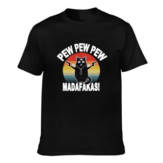 เสื้อยืด พิมพ์ลายกราฟฟิค Pew Pew Madafakas ราคาถูก สําหรับผู้ชาย