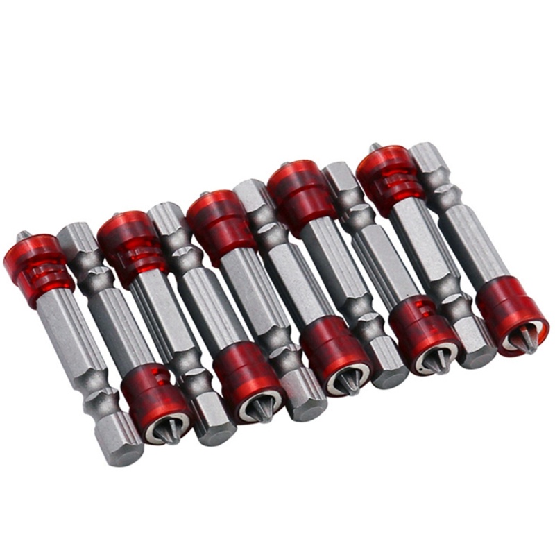Magnetic Screwdriver Bit Cross-head Electric Drill Screw Driver Bits 1/4'' Hex - รูปที่ 3