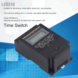 Leo310 Time Switch Mechanical Timer Auto Controller ปิดหน่วยความจำ 25A สำหรับ Light Motor