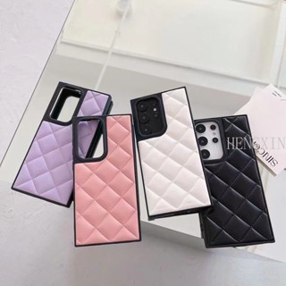 เคสโทรศัพท์มือถือหนัง กันกระแทก ประดับเพชร สําหรับ Samsung 20u s22 s22plus s22ultra s23 s23plus s23u